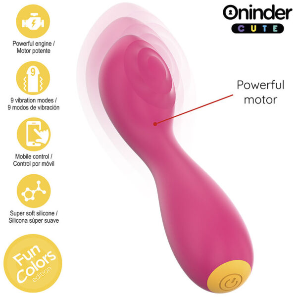 Oninder Love Buddy Master — G-Spot Vibrator, Pink — App-Controlled Sex Toys — view 5