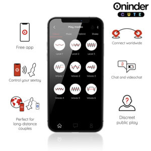 Oninder Love Butt — Anal Vibrator, App-Controlled, Purple — view 3