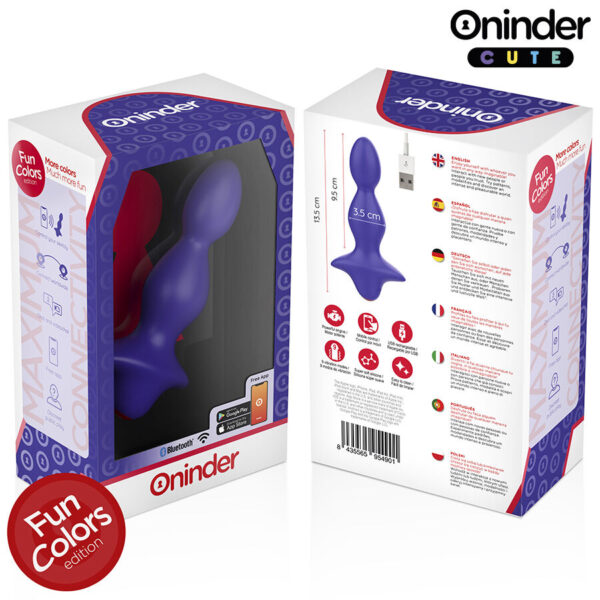 Oninder Love Butt — Anal Vibrator, App-Controlled, Purple — view 7