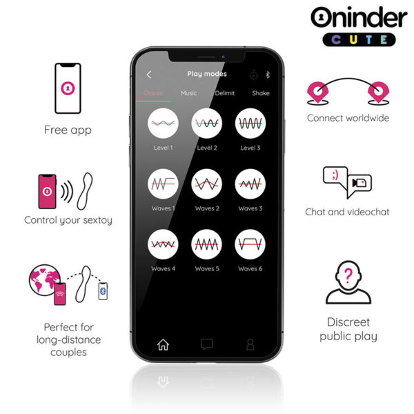 Oninder Love Buddy Master — G-Spot Vibrator, Pink — App-Controlled Sex Toys — view 6