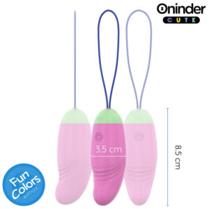 Oninder Love Pleasure 360 — Vibrating Egg, Light Pink — App-Controlled Sex Toys — view 3
