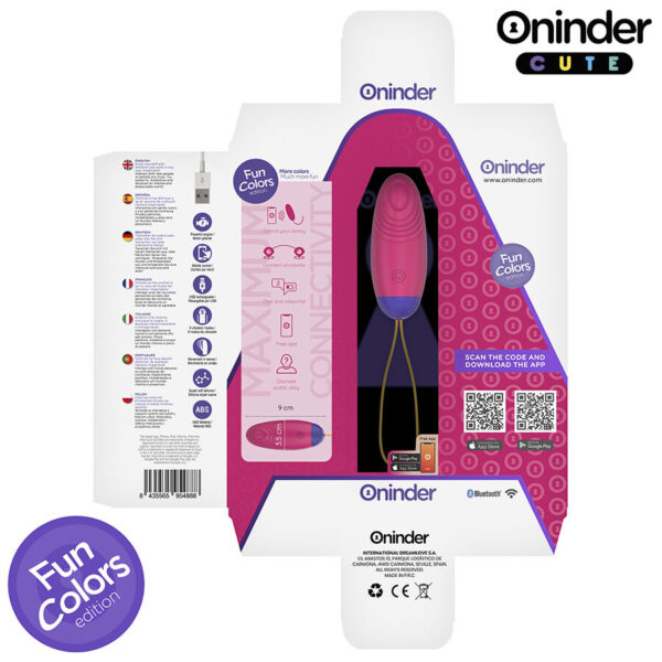 Oninder Love Pleasure Vibro-Wave — Vibrating Egg, Pink — App-Controlled Sex Toys — view 9