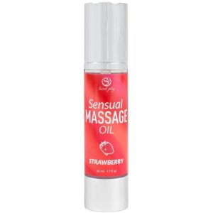Secretplay Strawberry — Massage Oil, 50 ml — Body Massage Oils