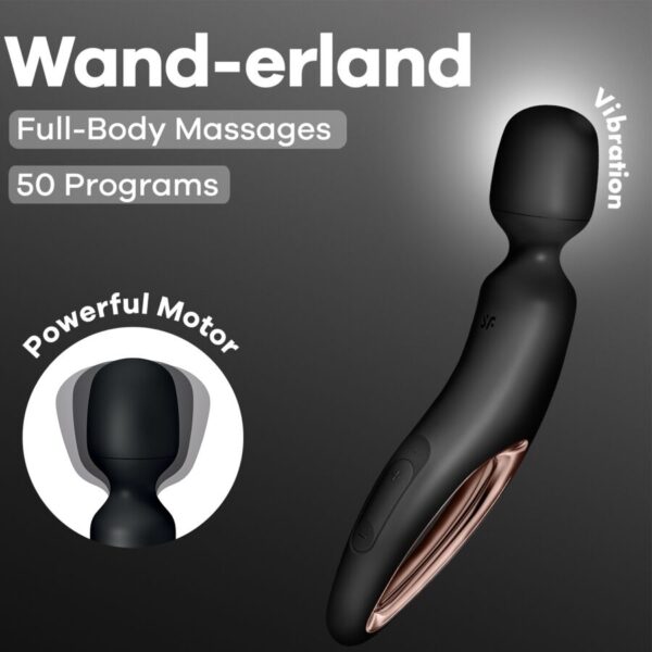 Satisfyer Wanderland — Wand Vibrator, Waterproof, Black — Vibrators — view 2
