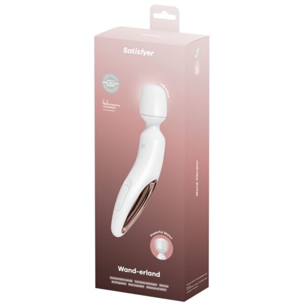 Satisfyer Wanderland — Wand Vibrator, Waterproof, White — Vibrators — view 4