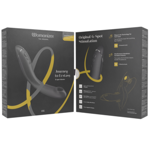 Womanizer OG — G-Spot Vibrator, Waterproof, Slate — Air Pulse Vibrators — view 4
