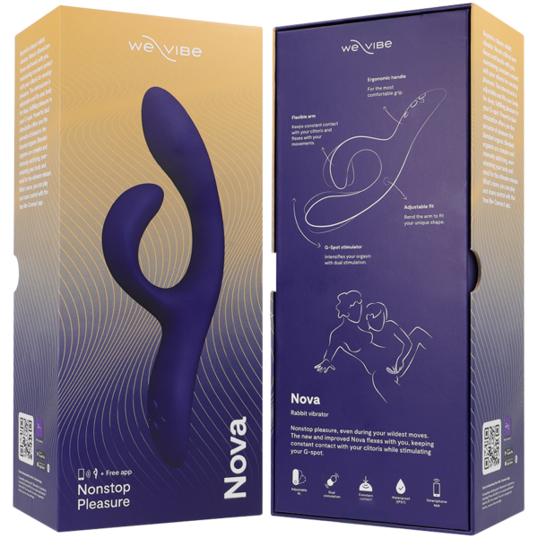 We-Vibe Nova 3 — Rabbit Vibrator, App-Controlled, Midnight Blue — App-Controlled Sex Toys — view 2