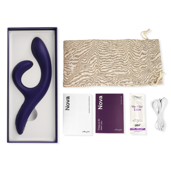We-Vibe Nova 3 — Rabbit Vibrator, App-Controlled, Midnight Blue — App-Controlled Sex Toys — view 7