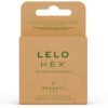 LELO Hex Organic — Condoms, 3 Pack — Condom 3 Packs