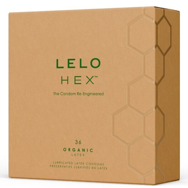 LELO Hex Organic — Condoms, 36 Pack — Bulk Condom Packs — view 9