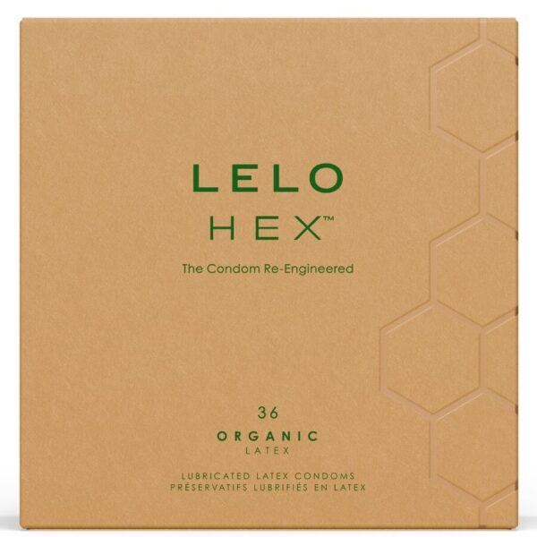 LELO Hex Organic — Condoms, 36 Pack — Bulk Condom Packs