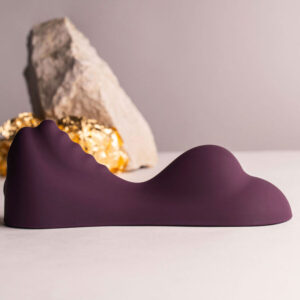 Rocks-Off Ruby Glow Sit-On — Clitoral Vibrator, Purple — Clitoral Stimulators — view 3