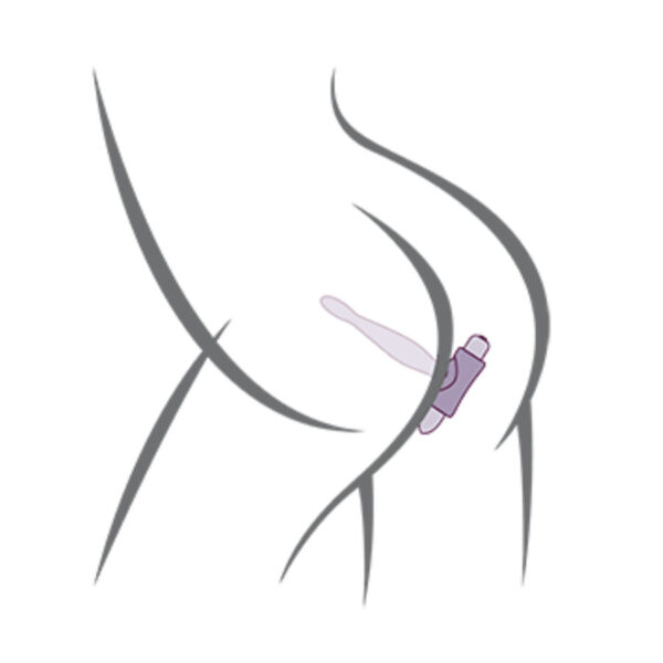 Rocks-Off Petite Sensations Teazer — Anal Vibrator, Purple — view 7