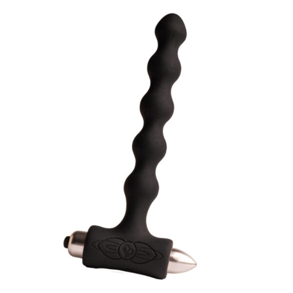 Rocks-Off Petite Sensations Pearls — Anal Vibrator, Black