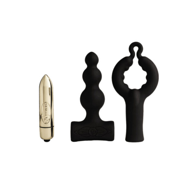 Rocks-Off Petite Sensations Bubbles — Anal Vibrator, Black — view 8