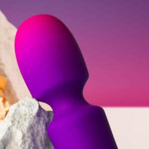 Rocks-Off Glo-Girl Mini — Wand Massager, Waterproof, Purple — Mini Vibrators — view 2