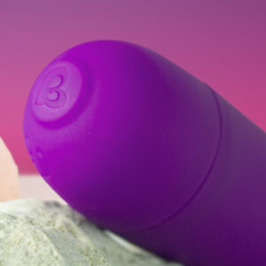 Rocks-Off Glo-Girl Mini — Wand Massager, Waterproof, Purple — Mini Vibrators — view 4