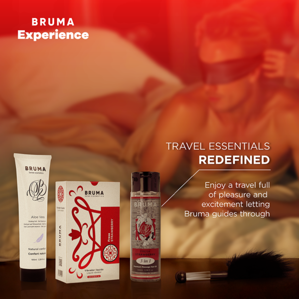 Bruma Xperience Vibro-Orgasmic — Gift Set, Strawberry — Massage Kits & Gift Sets — view 5