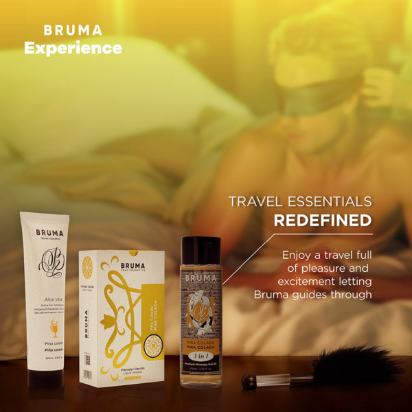 Bruma Xperience Vibro-Orgasmic — Gift Set, Piña Colada — Massage Kits & Gift Sets — view 5
