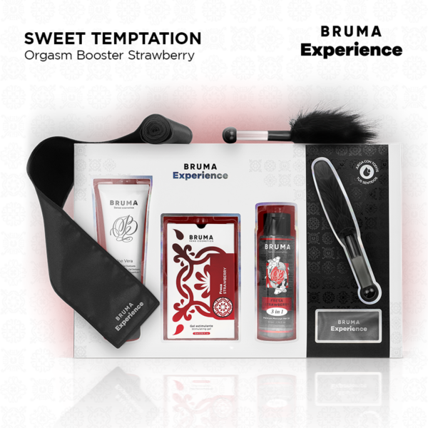 Bruma Xperience Orgasm Enhancer — Gift Set, Strawberry — Massage Kits & Gift Sets — view 7
