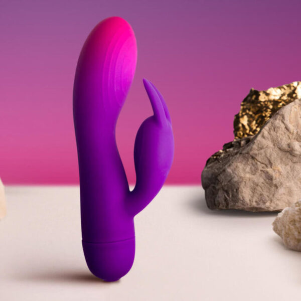 Rocks-Off Glo-Girl — Rabbit Vibrator, Waterproof, Purple — Rabbit Vibrators — view 4