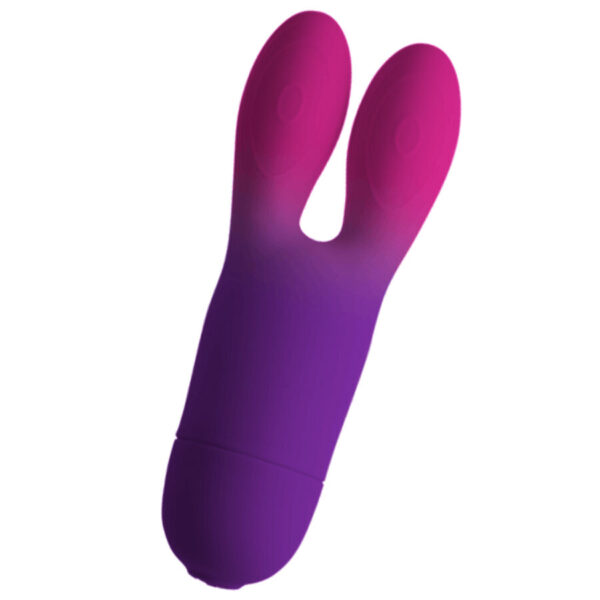 Rocks-Off Glo-Girl Bunny — Clitoral Vibrator, Waterproof, Purple — Clitoral Vibrators