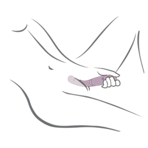 Rocks-Off Gemini — G-Spot Vibrator, Rechargeable, Purple — G-Spot Vibrators — view 2