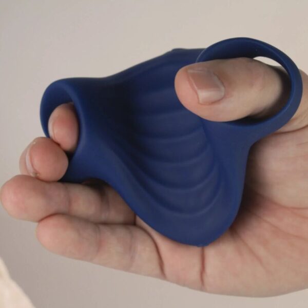 Rocks-Off Palm — Vibrating Masturbator, Rechargeable, Blue — Male Masturbators — view 3