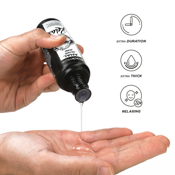 Black Hole Jojoba — Anal Relaxing Gel, 100 ml, Silicone-Based — Anal Lubricants — view 3