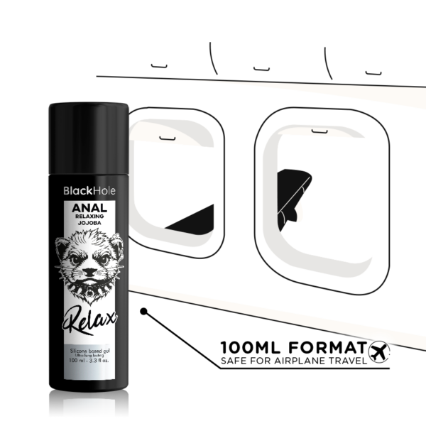 Black Hole Jojoba — Anal Relaxing Gel, 100 ml, Silicone-Based — Anal Lubricants — view 4