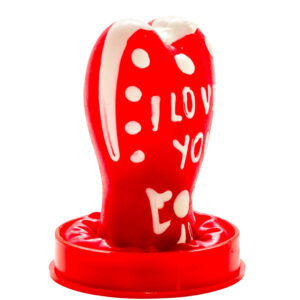 Condomerie Heart I Love You Model 1 — Novelty Condom — Novelty Condoms — view 4