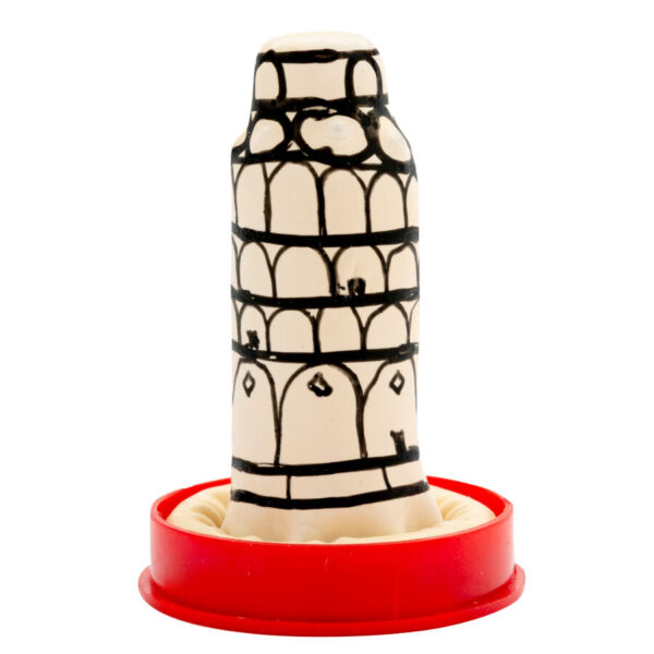 Condomerie Pisa Tower — Novelty Condom — Novelty Condoms — view 3