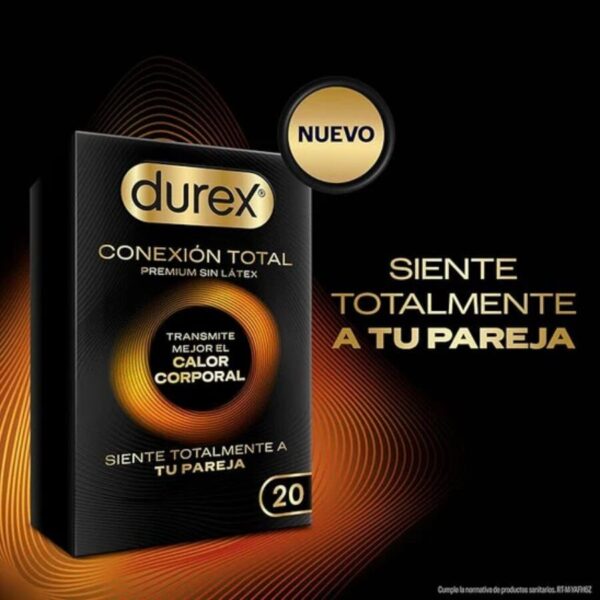 Durex Total Connection — Non-Latex Condoms, 20 Pack — Condom Multipacks — view 3