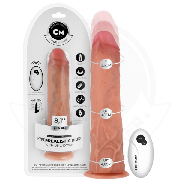Cock Miller — Thrusting Dildo, Remote Control, 20.5 cm — Realistic Dildos — view 8