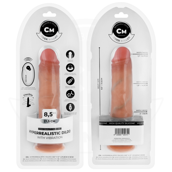 Cock Miller — Vibrating Dildo, Remote Control, 21.5 cm — Realistic Vibrators — view 8