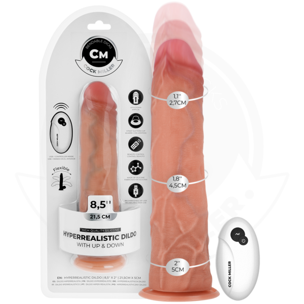 Cock Miller — Thrusting Dildo, Remote Control, 21.5 cm — Realistic Dildos — view 2