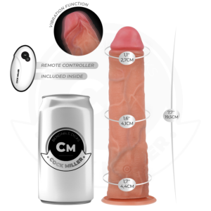 Cock Miller — Vibrating Dildo, Remote Control, 19.5 cm — Realistic Vibrators — view 3