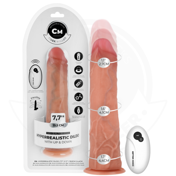 Cock Miller — Thrusting Dildo, Remote Control, 19.5 cm — Realistic Dildos — view 8
