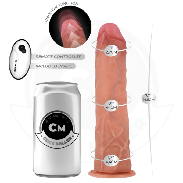 Cock Miller — Thrusting Dildo, Remote Control, 19.5 cm — Realistic Dildos — view 3