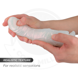 Cock Miller — Vibrating Dildo, Remote Control, 19.5 cm, White — Realistic Vibrators — view 3
