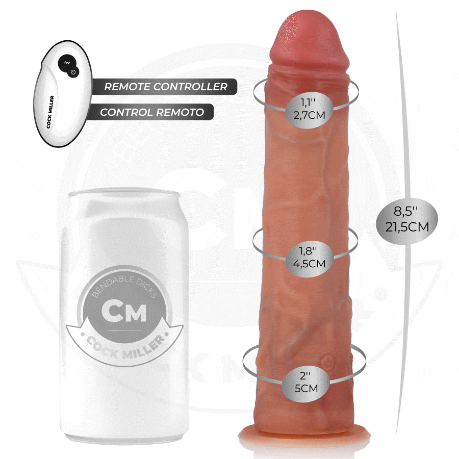 Cock Miller — Thrusting Dildo, Remote Control, 21.5 cm — Realistic Dildos