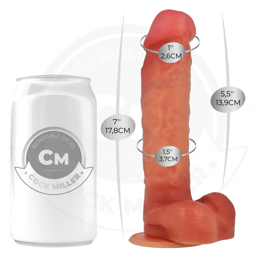 Cock Miller — Realistic Dildo, Suction Cup, 17.8 cm — Dildos — view 9
