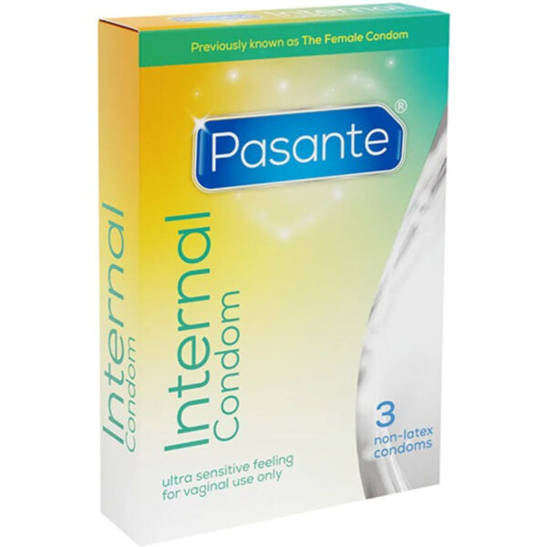 Pasante Internal — Female Condoms, 3 Pack — Condom 3 Packs