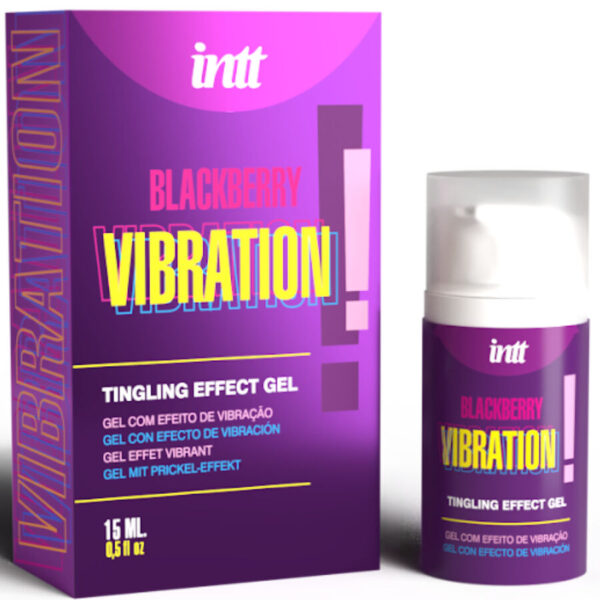 INTT Kissable — Tingling Gel, 15 ml, Blackberry — Arousal Gels for Women — view 3