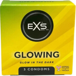 EXS — Glow in the Dark Condoms, 3 Pack — Condom 3 Packs