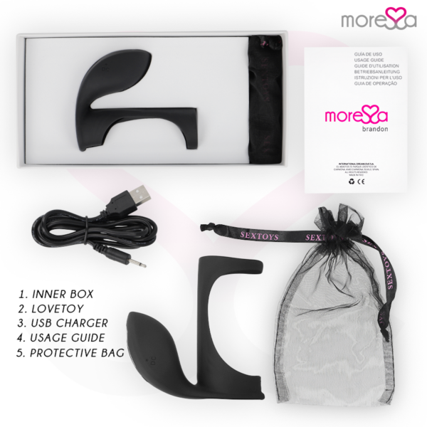 Moressa Brandon — Vibrating Cock Ring, With Cover — Cock Rings — view 5