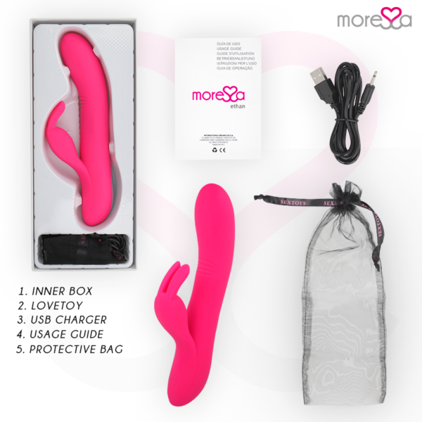 Moressa Ethan — Rabbit Vibrator, Waving Motion — Clitoral Stimulators — view 6