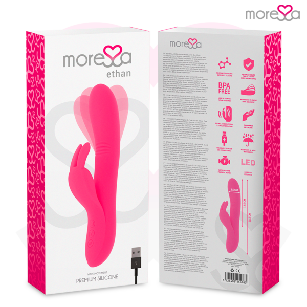 Moressa Ethan — Rabbit Vibrator, Waving Motion — Clitoral Stimulators — view 7