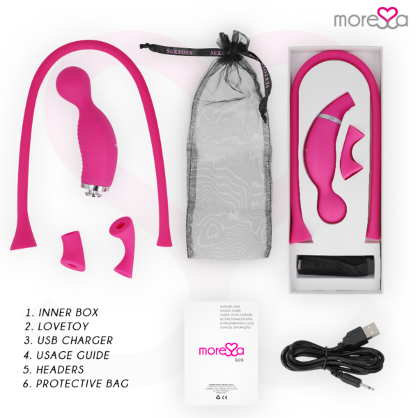 Moressa Kirk Duo — Vibrator, With Clitoral Suction — Clitoral Stimulators — view 6