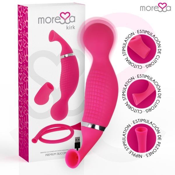Moressa Kirk Duo — Vibrator, With Clitoral Suction — Clitoral Stimulators